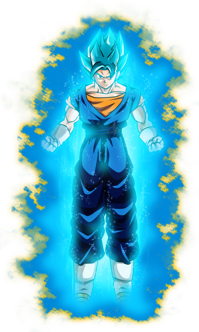 Pin By Stephen Freeze On Super Sayin Awesome - Vegito Blue Clipart (692x1153), Png Download