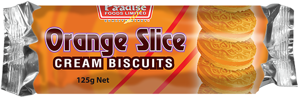 Orange Slice Cream 125g - Sandwich Cookies Clipart (600x600), Png Download