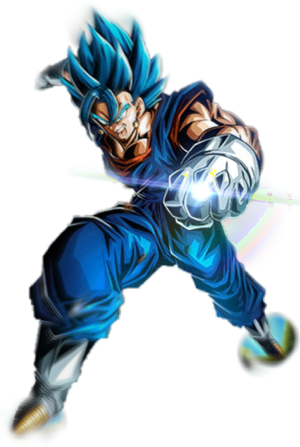 Report Abuse - Lr Blue Vegito Dokkan Battle Clipart (1024x1526), Png Download