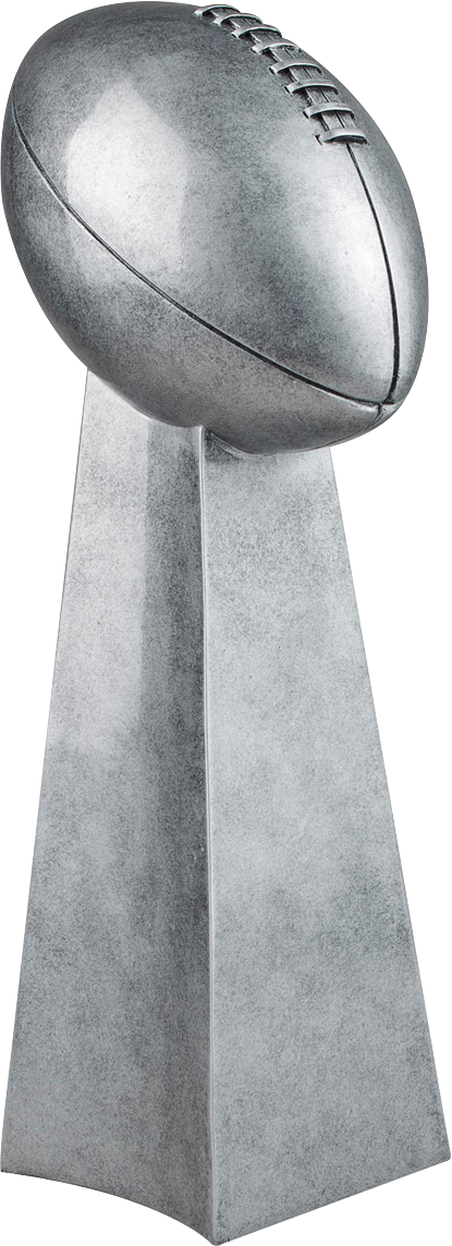 Replica Lombardi Trophy - Football Championship Trophies Clipart (415x1144), Png Download