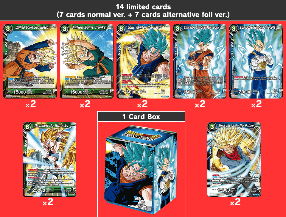 14 Limited Cards - Dragon Ball Super Card Game 2019 Cards Clipart (960x729), Png Download