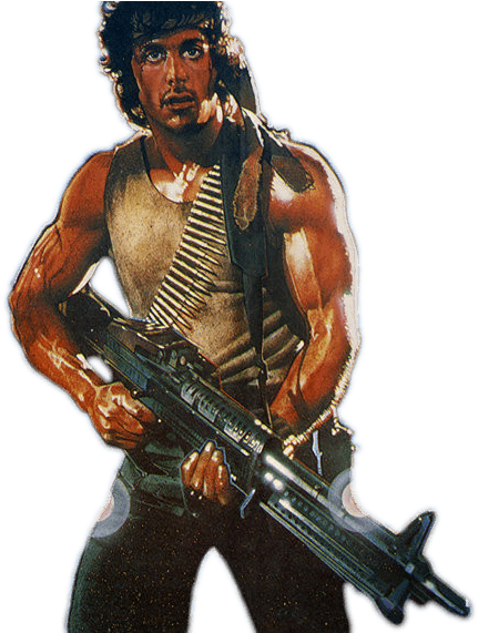 Rambo Png - Rambo First Blood Poster Clipart (960x570), Png Download