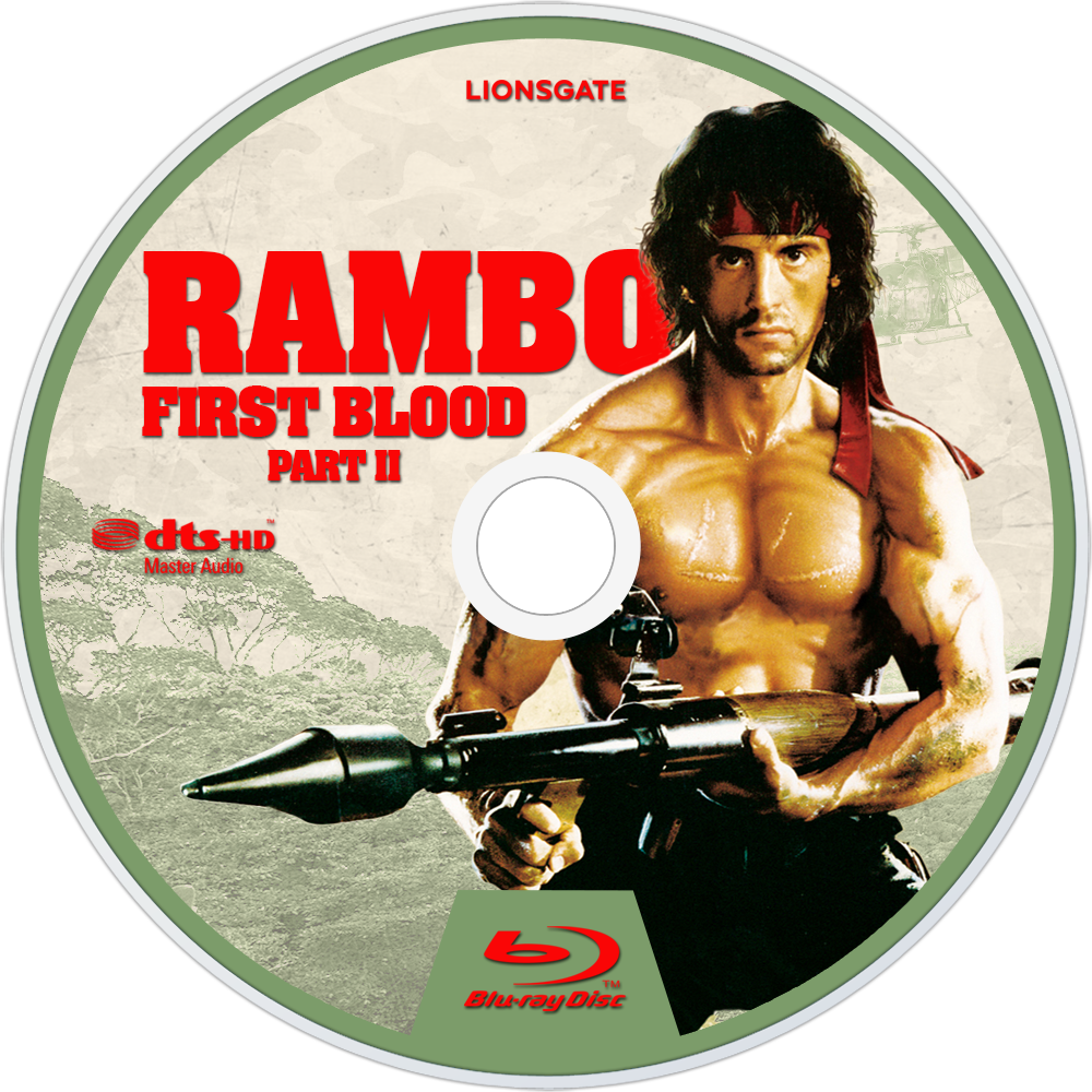 Rambo Png - Rambo Blu Ray Disc Clipart (1000x1000), Png Download