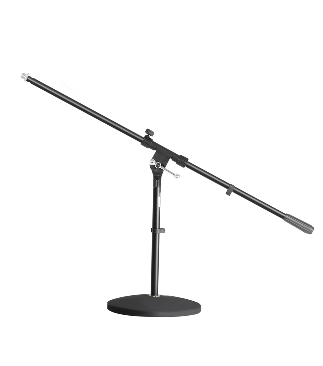 Adam Hall Stands S7b - Adam Hall Microphone Stand With Round Base And Boom Clipart (1096x1242), Png Download