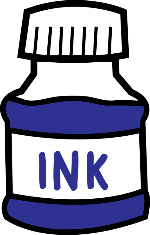Ink Brand Bottle Logo Technical Support - Ink Bottle Ink Clipart - Png Download (478x750), Png Download