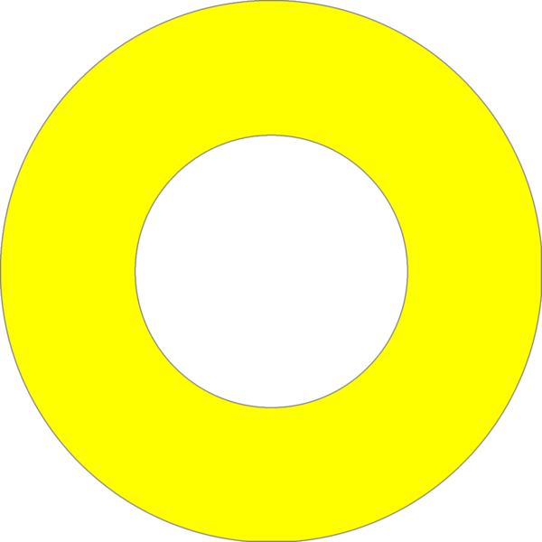 Yellow Circle Png Clipart (600x600), Png Download