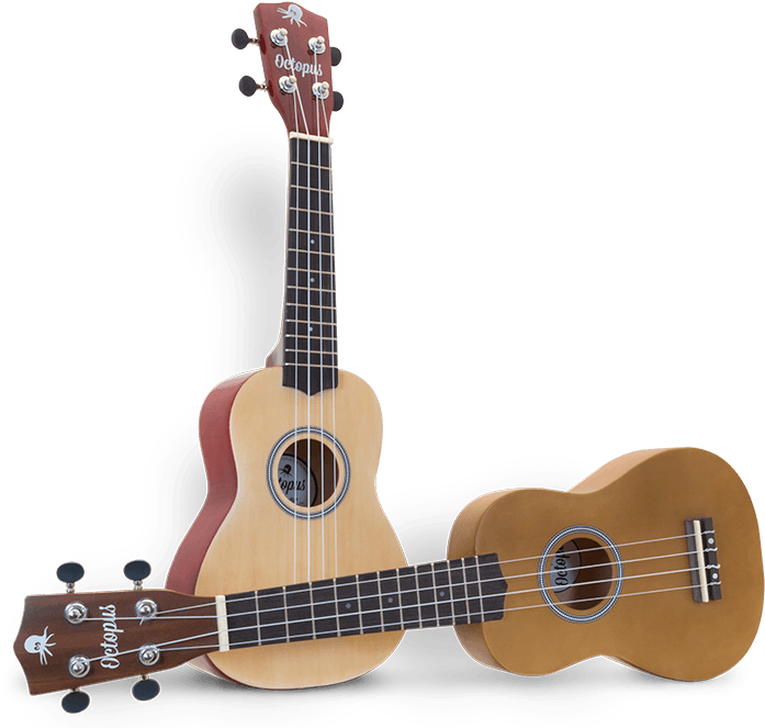 Natural Series - Octopus Ukulele Clipart (860x680), Png Download