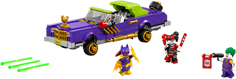 The Joker Notorious Lowrider - Lego Batman Movie Sets Joker Car Clipart (800x600), Png Download