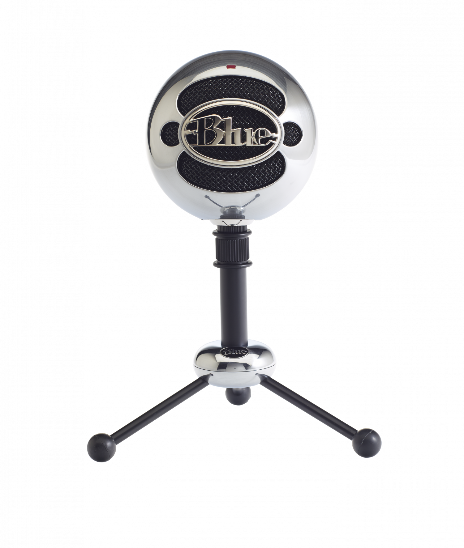 Blue Snowball Mic Stand - Blue Snowball Brushed Aluminum Clipart (1500x1773), Png Download
