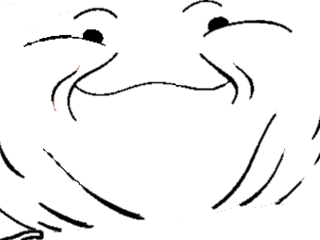 Picture Of A Mad Face - Line Art Clipart (640x480), Png Download