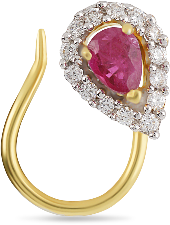 Orra Diamond Nosepin Nose Rings, Fine Jewelry, Retail, - Diamond Clipart (1500x788), Png Download