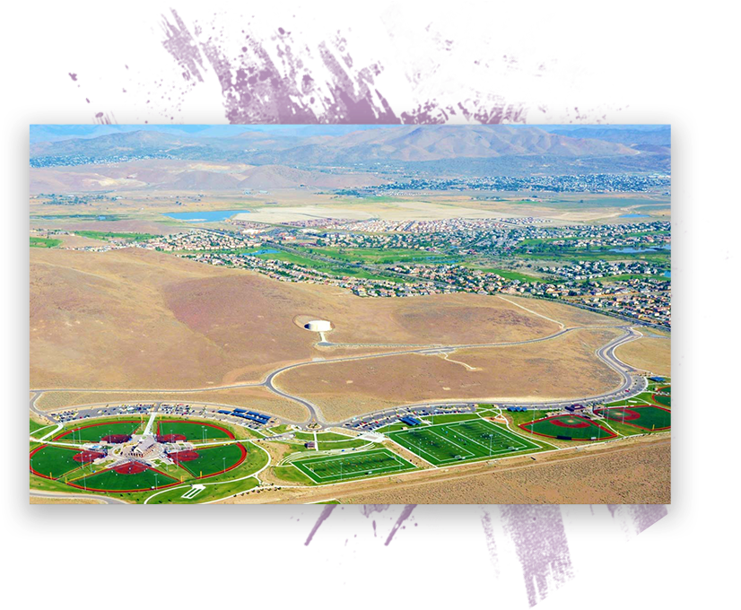 Golden Eagle Regional Park - Nationals Youth Baseball Reno 2018 Clipart (864x680), Png Download