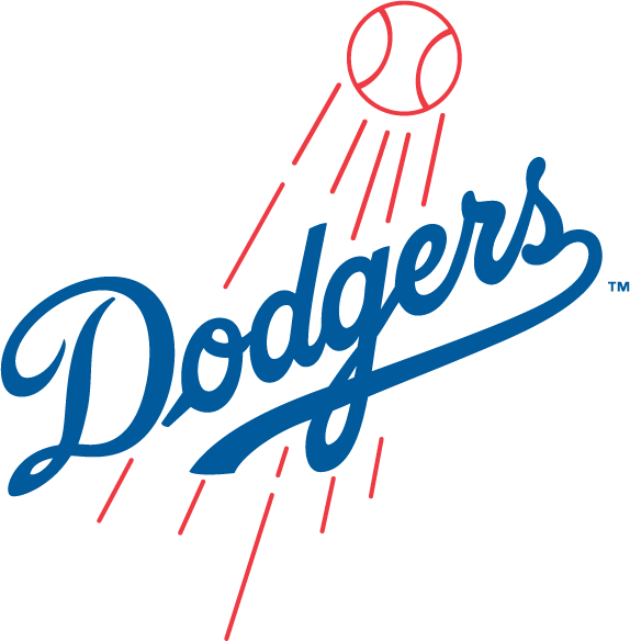 Pin Baseball Logo Infant Daily Log Sheet Blank Softball - Los Angeles Dodgers Logo Png Clipart (574x584), Png Download