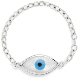 Evil Eye Chain Ring - Bracelet Clipart (650x650), Png Download