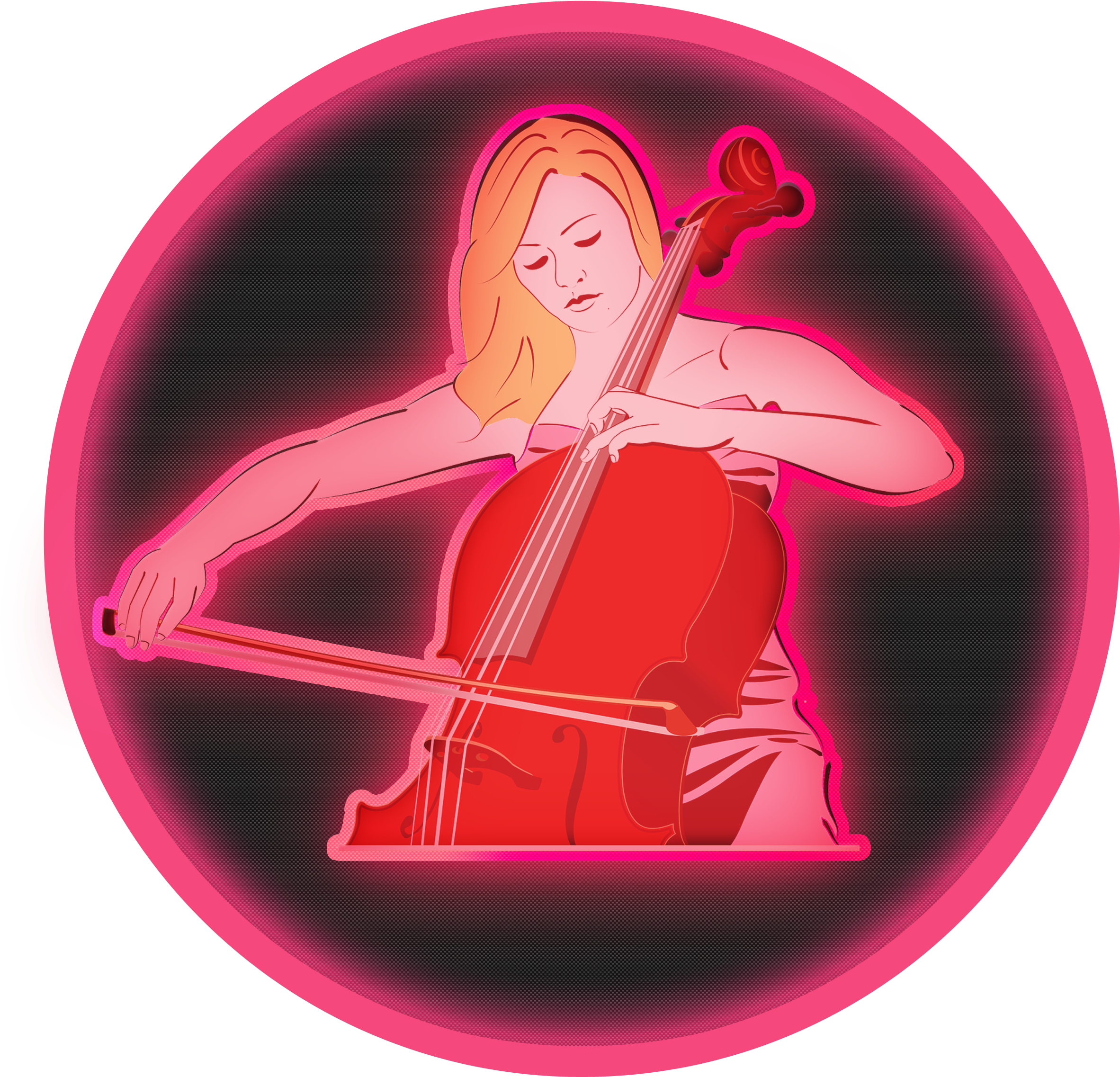 Music Glowing Png - Circle Clipart (4000x2800), Png Download
