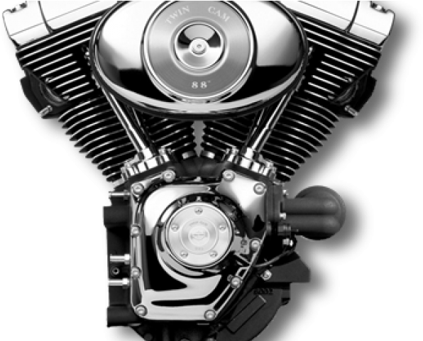 Harley Davidson Twin Cam Engine Clipart (640x480), Png Download