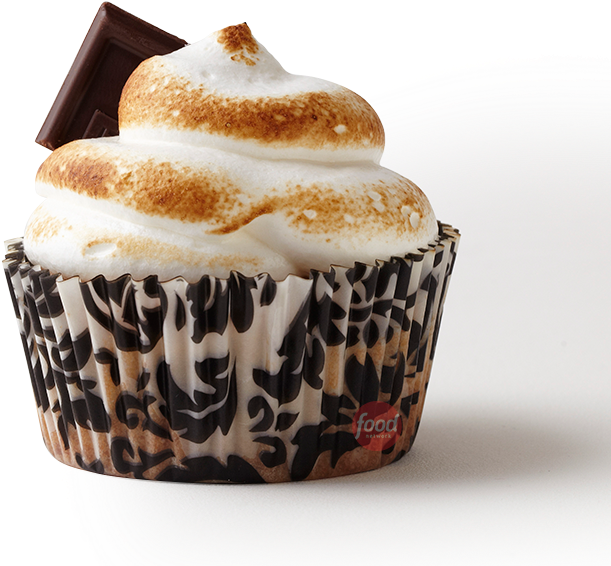 Recipe - Smores Cupcake Png Clipart (615x573), Png Download