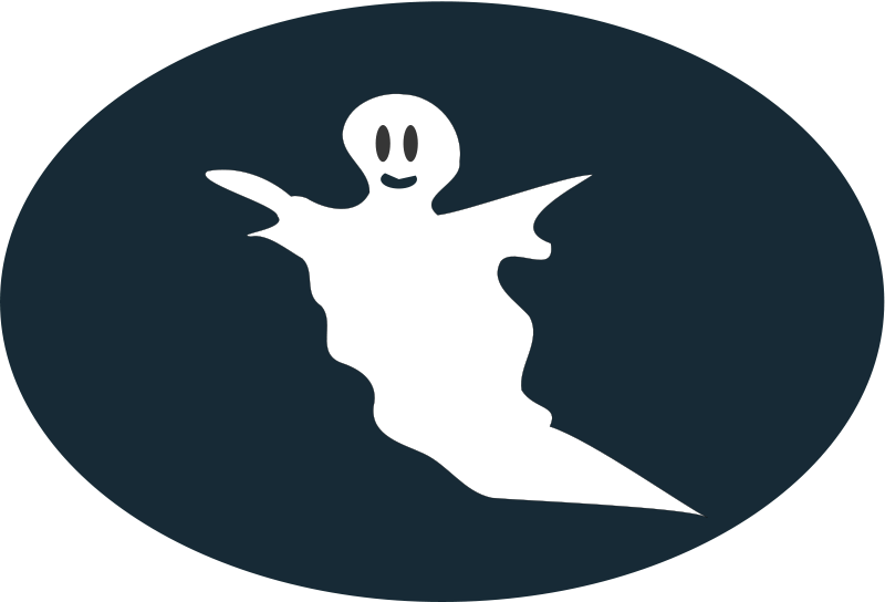 12121 Illustration Of A Halloween Ghost Pv - Clip Art - Png Download (800x544), Png Download