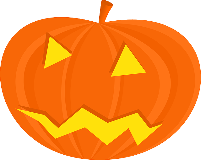 Ghost Halloween, Vegetable, Food, Pumpkin, Ghost - Clip Art Jack O Lantern - Png Download (640x510), Png Download