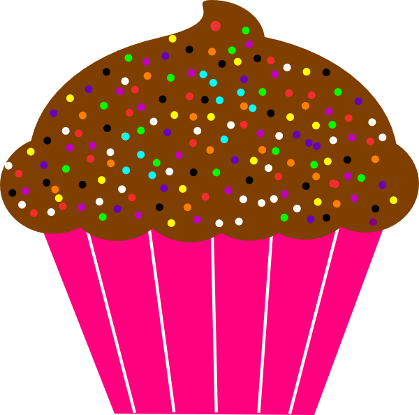 600 X 594 2 - Free Printable Cupcake Clipart - Png Download (600x594), Png Download