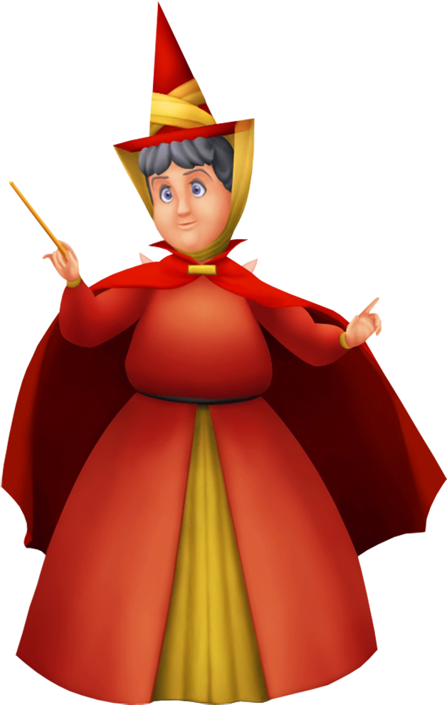 Flora Sleeping Beauty Good Fairy Transparent Image - Sleeping Beauty Fairies Png Clipart (663x1000), Png Download