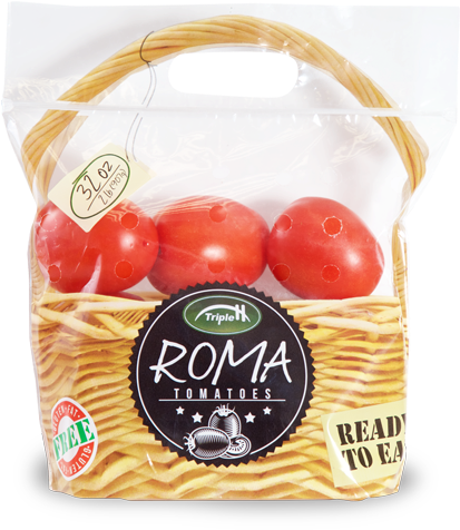 Roma Tomato - Bush Tomato Clipart (850x565), Png Download