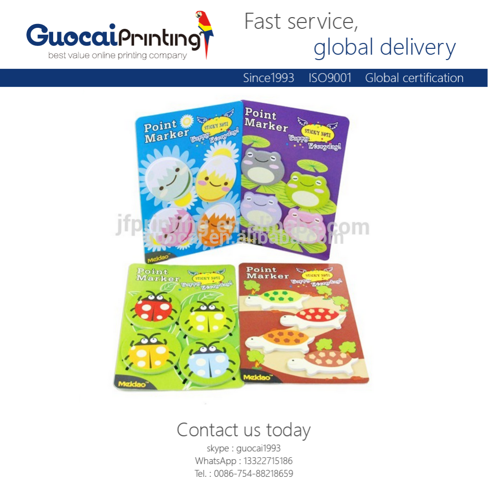 Custom Die Cut Sticky Notes - Kemasan Kertas Vci Makanan Clipart (1000x999), Png Download