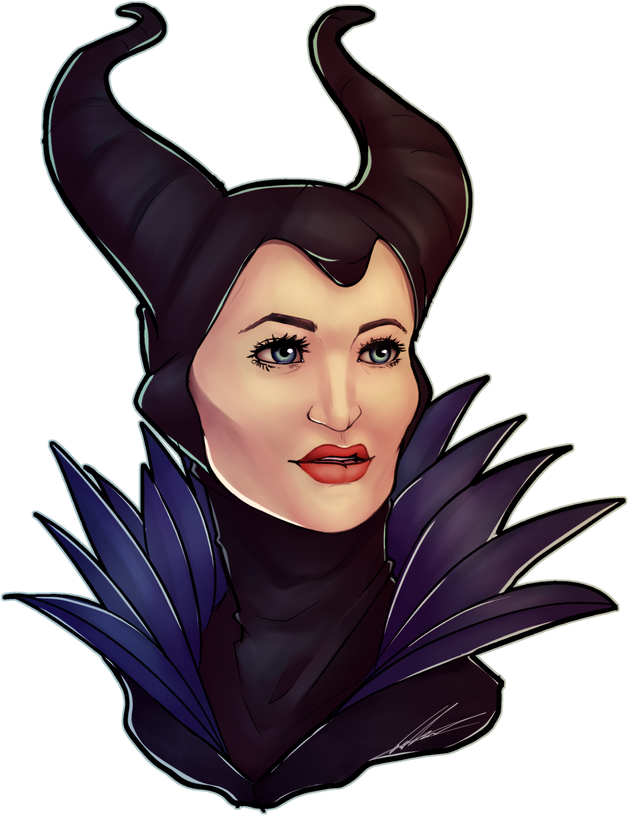Maleficent Sleeping Beauty Villain Disney Disney Villains - Illustration Clipart (1225x1591), Png Download