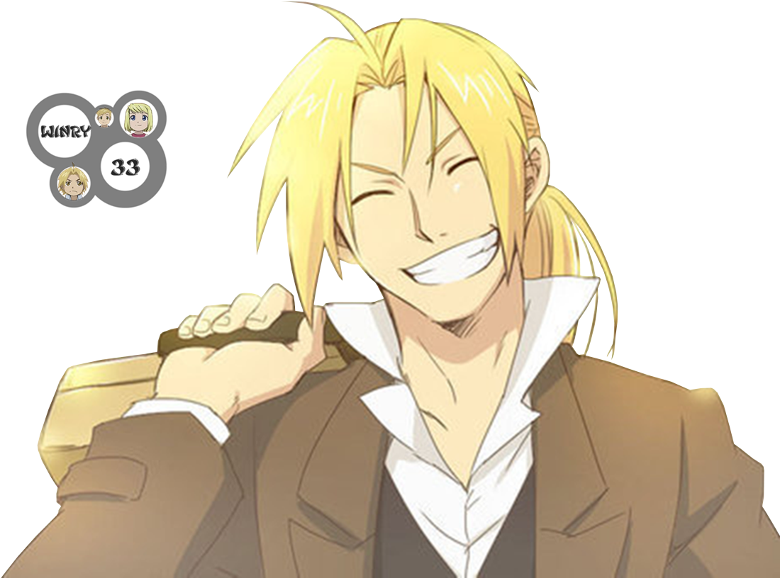 Render Edward Elric Brotherhood Fanart - Edward Elric Brotherhood Clipart (1200x857), Png Download