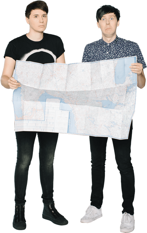 Dan And Phil Go Outside , Png Download - Linen Clipart (514x813), Png Download