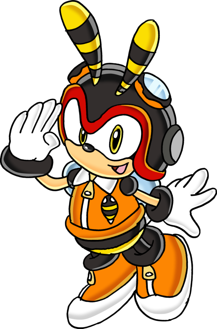 Sonic Characters Charmy Bee Clipart (727x1100), Png Download