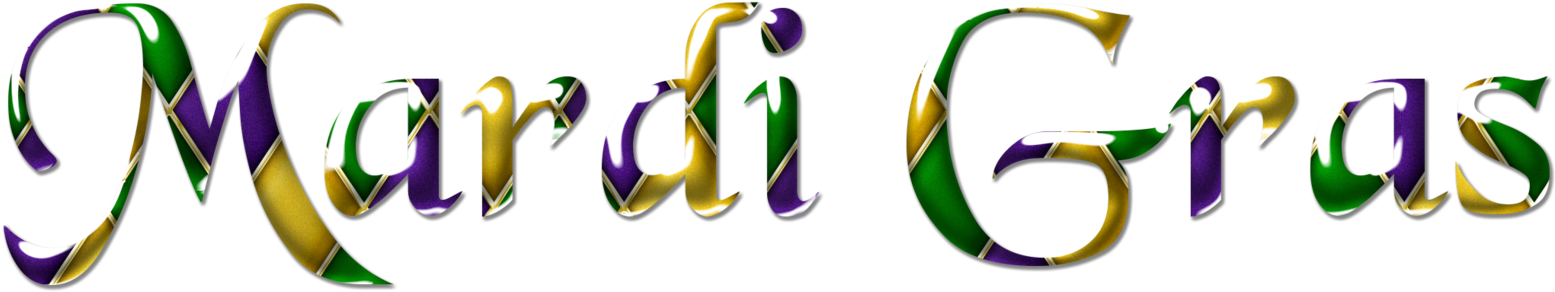 Mardi Gras Png - Mardi Gras Logo Png Clipart (1600x434), Png Download
