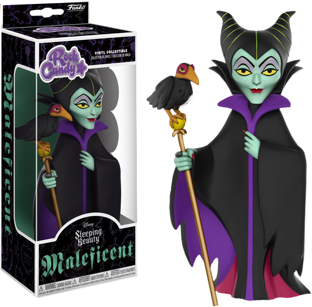 Maleficent Rock Candy 5" Vinyl Figure - Rock Candy Cruella De Vil Clipart (623x613), Png Download