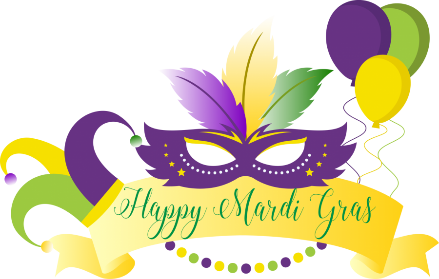5 Festivities To Refresh Your Mardi Gras Spirit - Fat Tuesday Happy Mardi Gras Clipart (900x573), Png Download