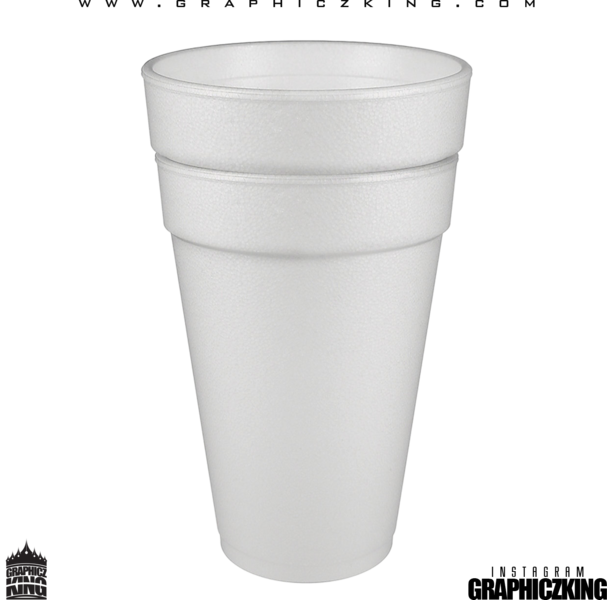 Double Foam Cup - White Double Styrofoam Cup Clipart (607x600), Png Download