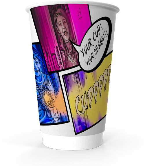 Double Wall Paper Cup 16oz - Paper Cup Clipart - Large Size Png Image ...