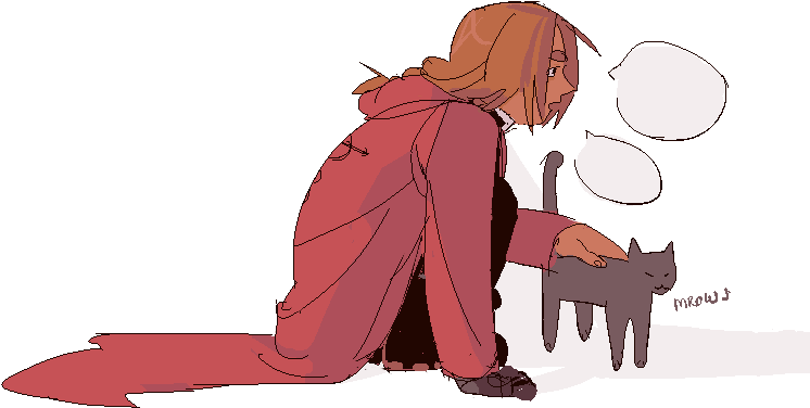 Edward Elric - Cartoon Clipart (770x438), Png Download