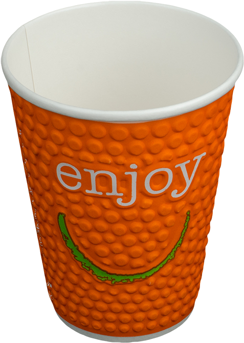 Impresso Enjoy Double Wall Paper Cups - Cup Clipart (2000x1325), Png Download