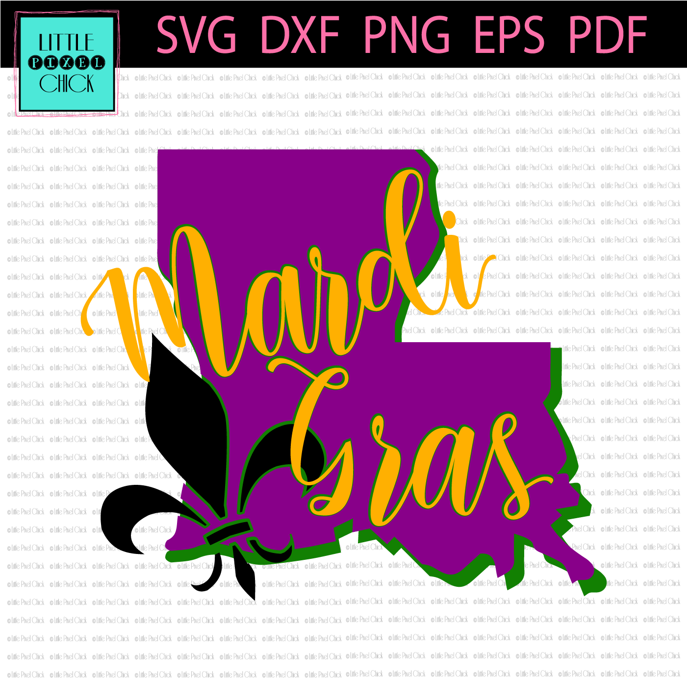 Mardi Gras - Graphic Design Clipart (1400x1400), Png Download