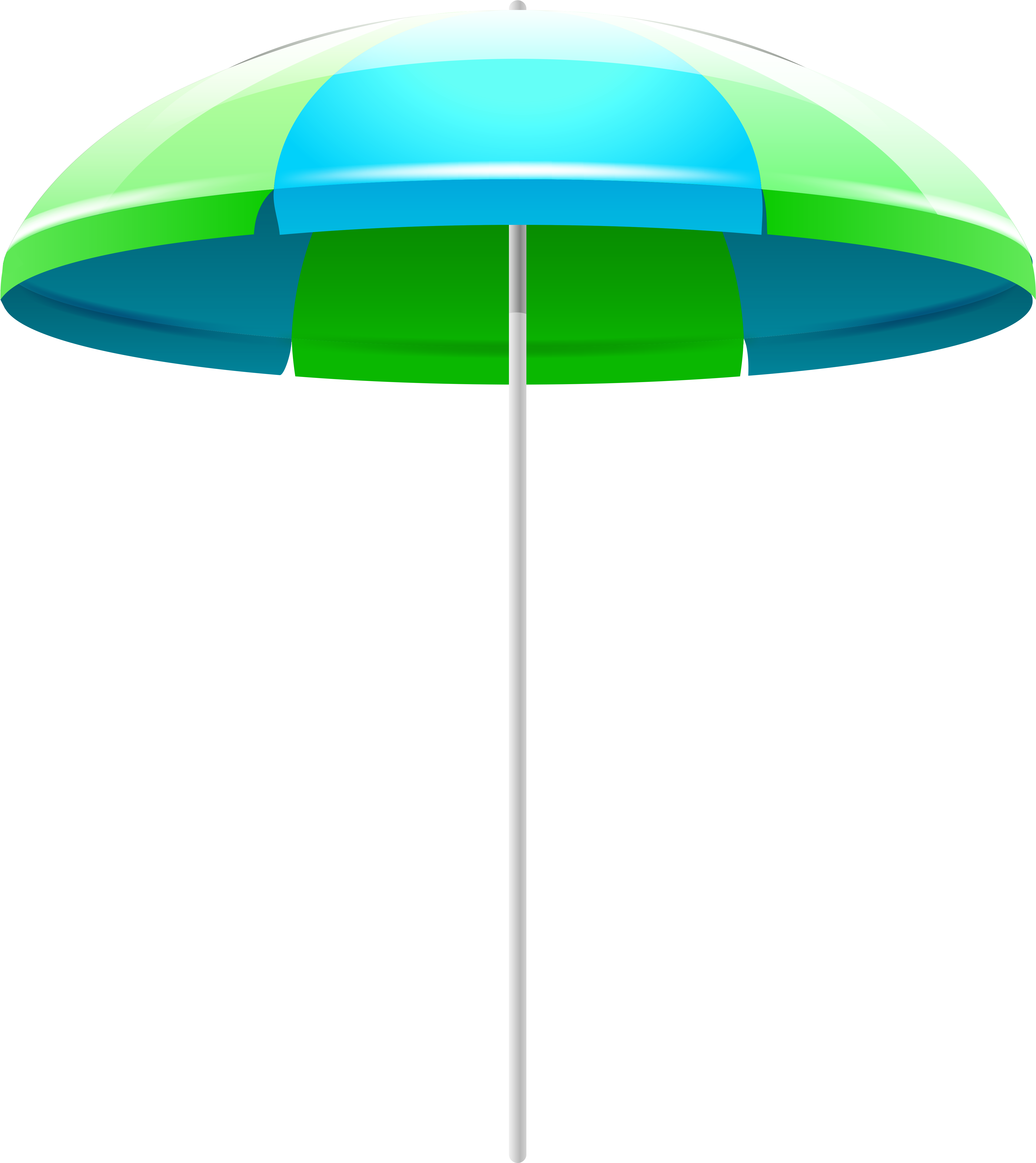 Beach Umbrella Png Clipart Picture - Umbrella Png Beach Transparent (4607x5185), Png Download