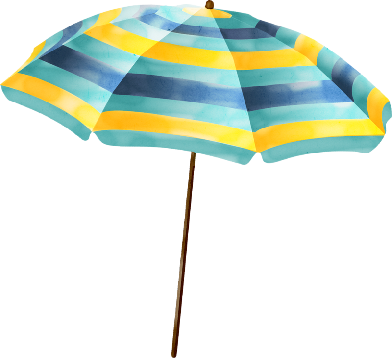 Clip Art Umbrella Sea - Png Download (800x730), Png Download