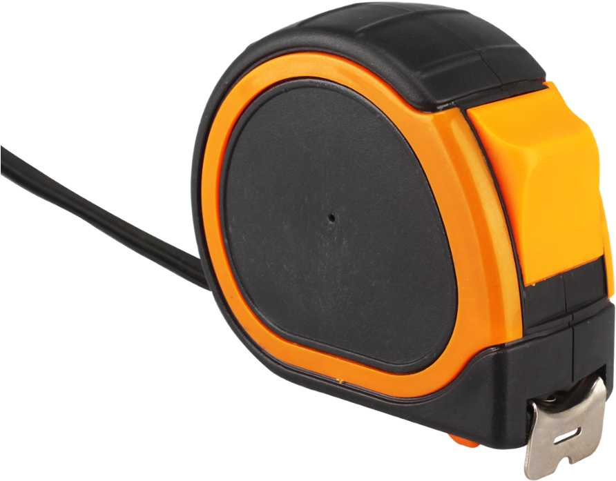 Abs Stainless Steel Measuring Tape Meter - Strap Clipart (1000x965), Png Download