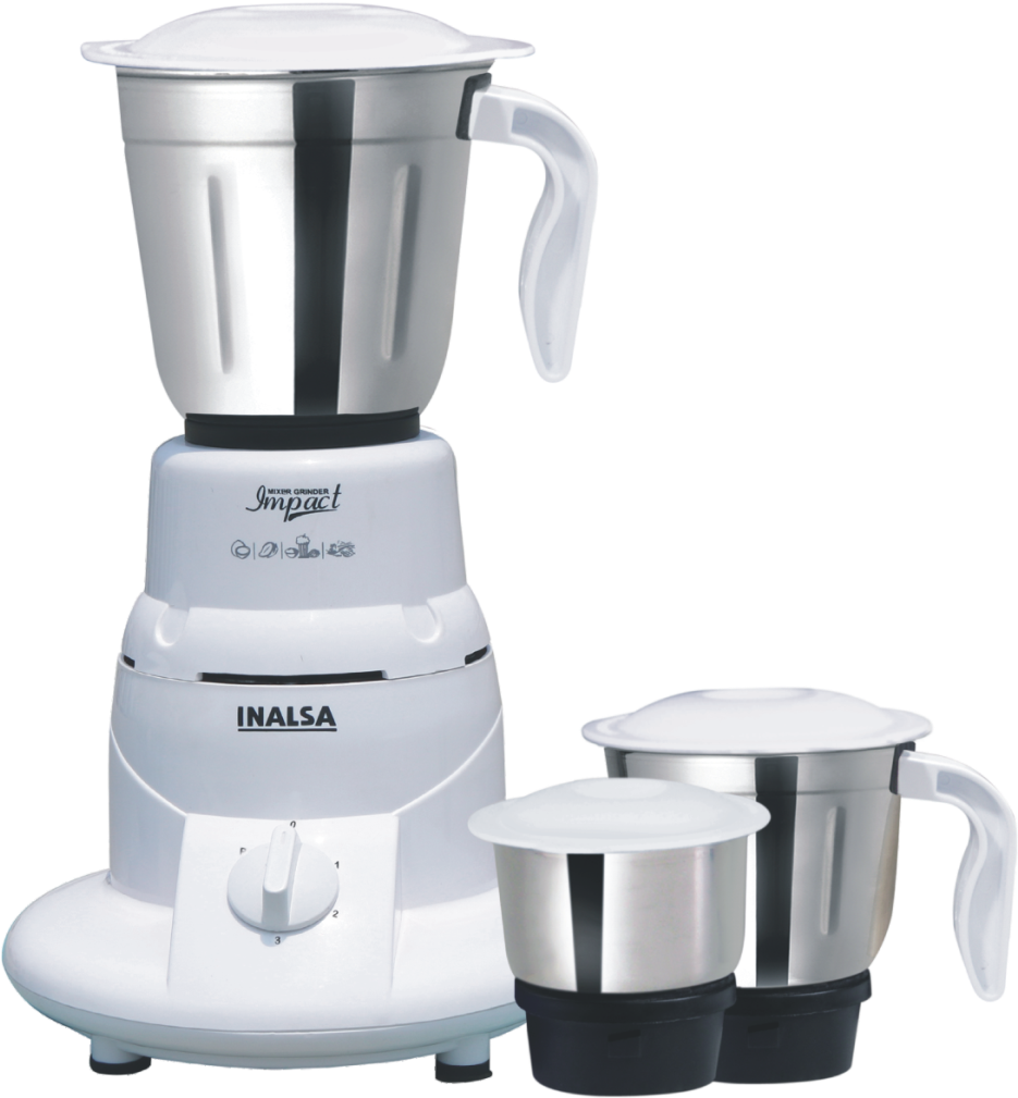 Mixer Grinder-purifier Kart - Inalsa Compact Lx Mixer Grinder Clipart (1050x1095), Png Download