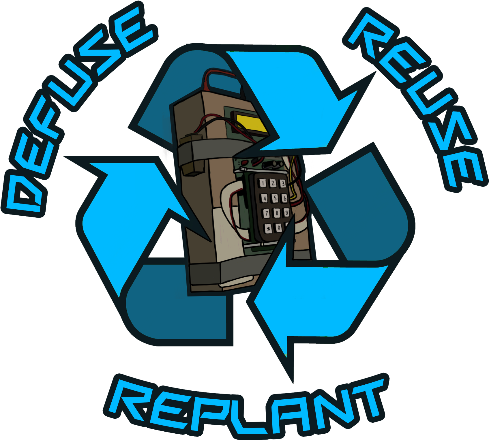 Picture Csgo Drawing Realistic Clipart (1695x1526), Png Download