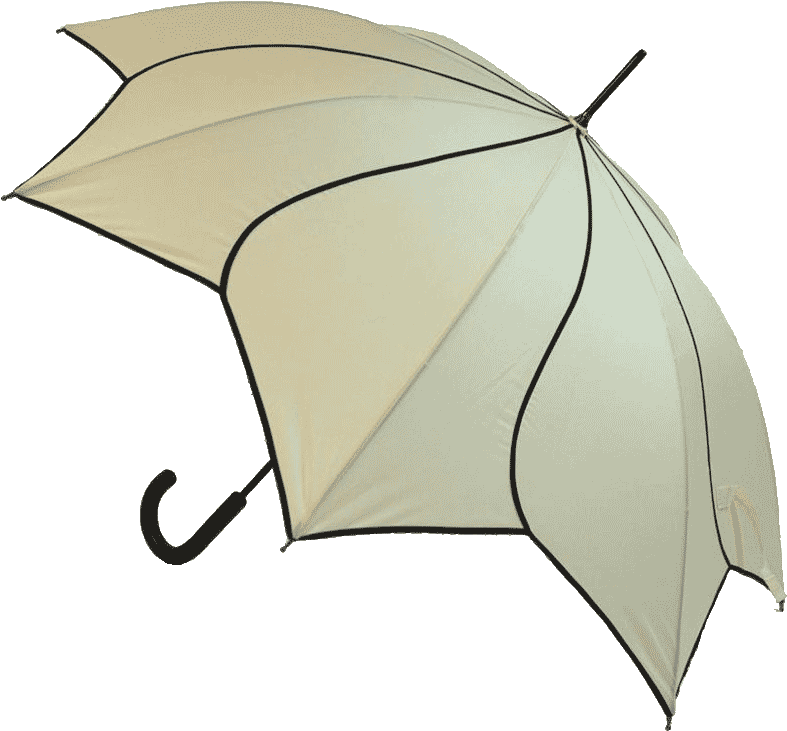 Beige Flower Umbrella - Umbrella Clipart (800x800), Png Download