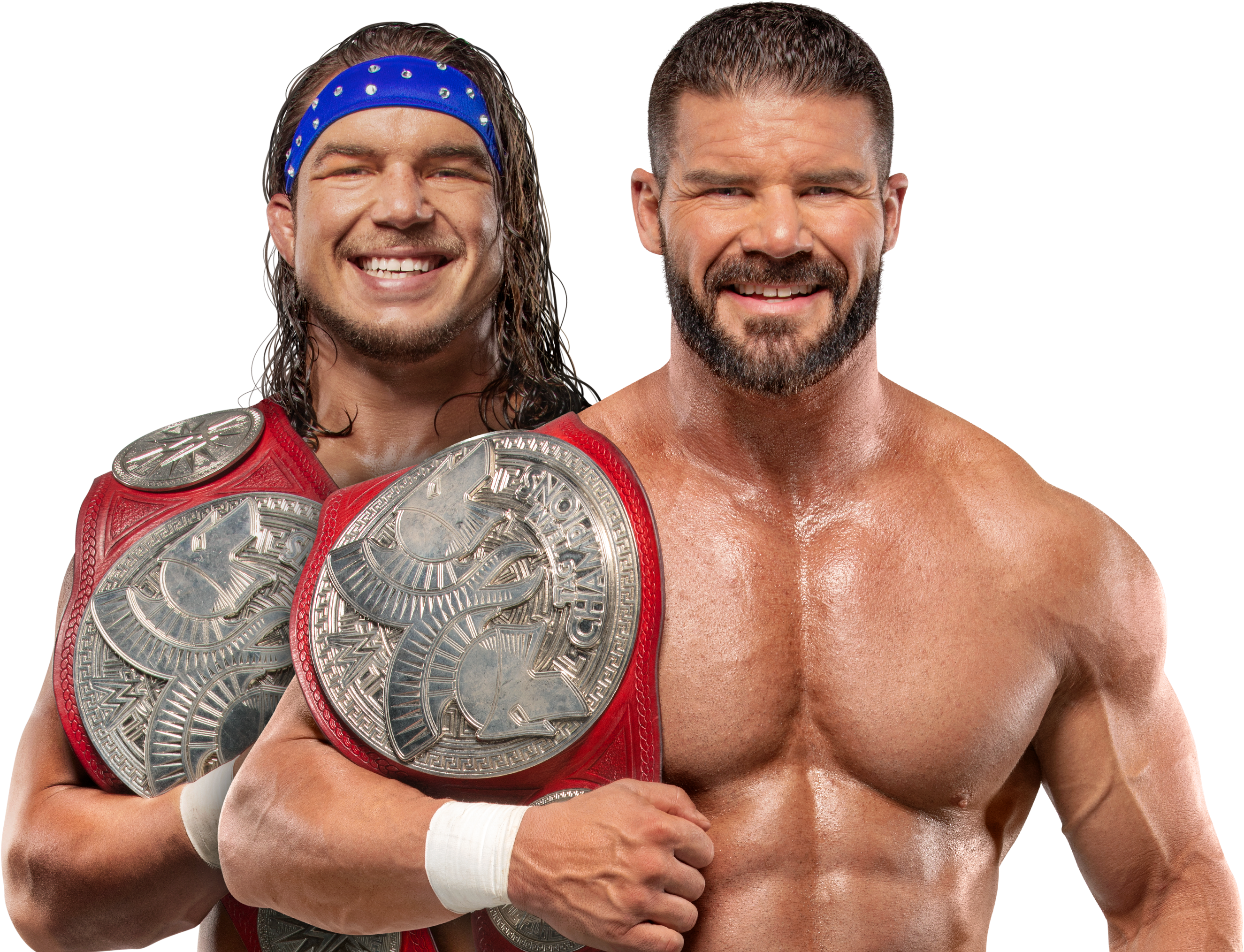 Raw Tag Team Champions' New Jolly Render - Wwe Chad Gable Raw Tag Team Champion Png Clipart (2940x2080), Png Download