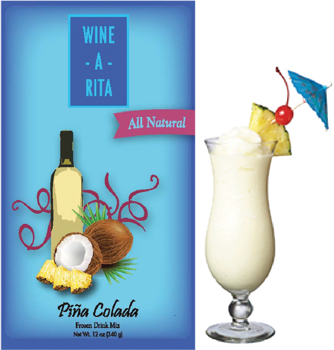 Wine Pina Colada , Png Download Clipart (652x684), Png Download