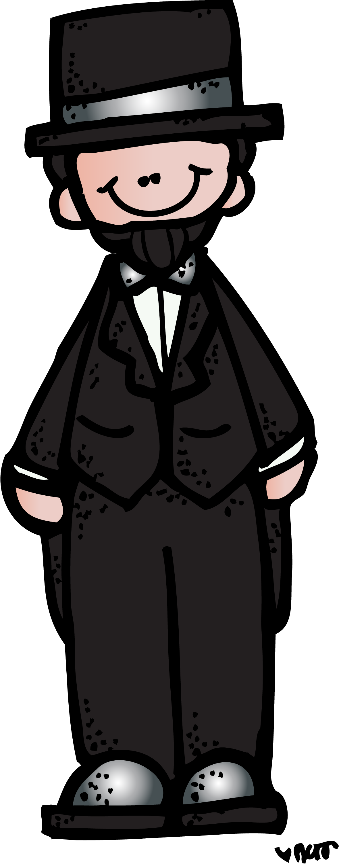 Abraham Lincoln Clipart Melonheadz - Png Download (1210x3000), Png Download