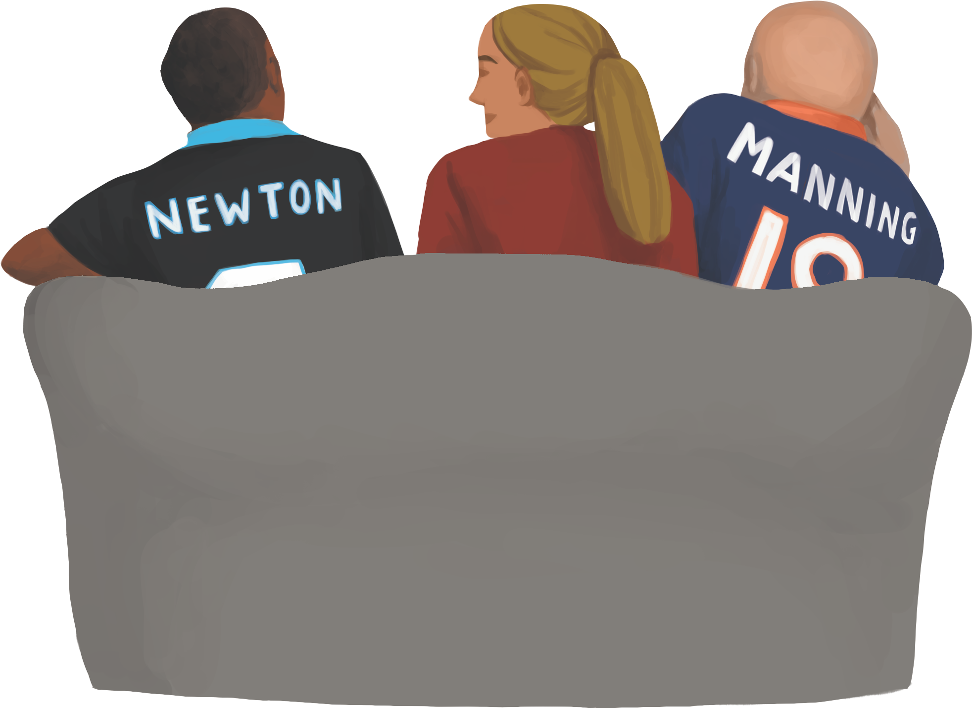 Super Bowl 50 Team Summary - Couch Clipart (2234x1672), Png Download