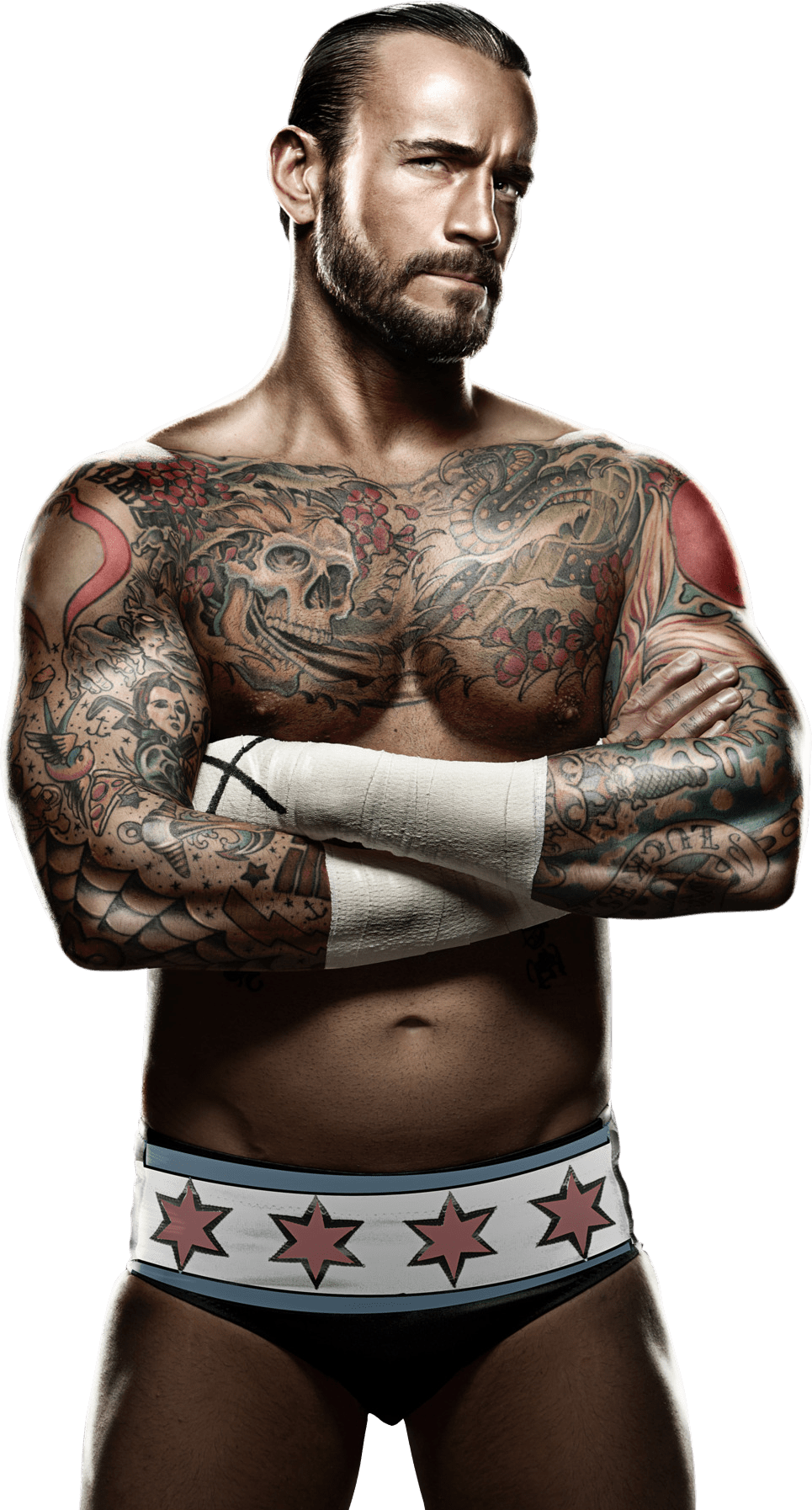Click To Enlarge - Cm Punk Clipart (965x1794), Png Download